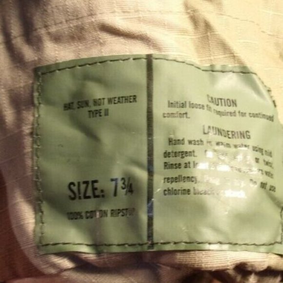 NEW MILSPEC DESERT DCU MILITARY HOT WEATHER TYPE II JUNGLE BOONIE HAT ALL SIZES - Picture 14 of 14